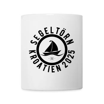 Segeltörn Kroatien 2025 - Tasse - Weiß - Vorne