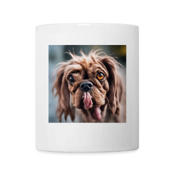 Hässlicher Hund - Tasse - Weiß - Vorne