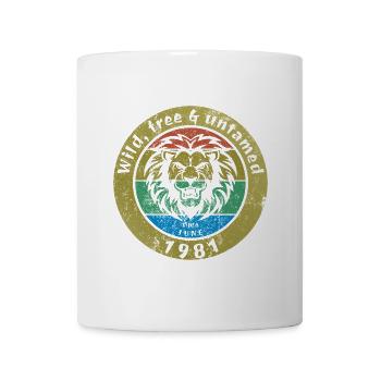 44. Geburtstag Wild, free & untamed since 06/1981 - Mug - white - Front