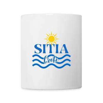 Sun and Wave Vibes of Crete - Mug - white - Front