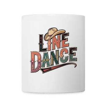 Line Dance mein Hobby - meine Passion - mein Ding - Tasse - Weiß - Vorne