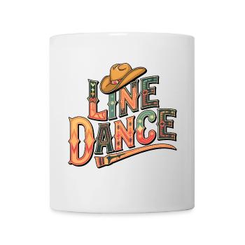 Line Dance mein Hobby - meine Passion - mein Ding - Tasse - Weiß - Vorne