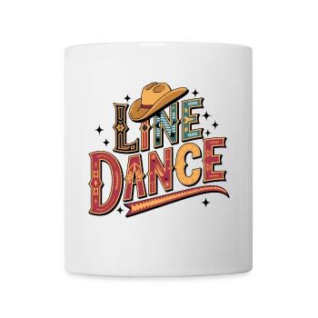Line Dance mein Hobby - meine Passion - mein Ding - Tasse - Weiß - Vorne