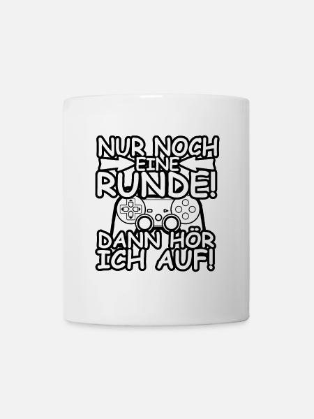 Game Over Later - Tasse - Weiß