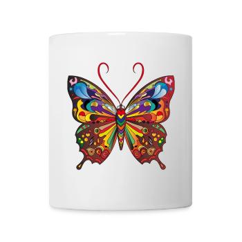 The Colorful Butterfly - Mug - white - Front