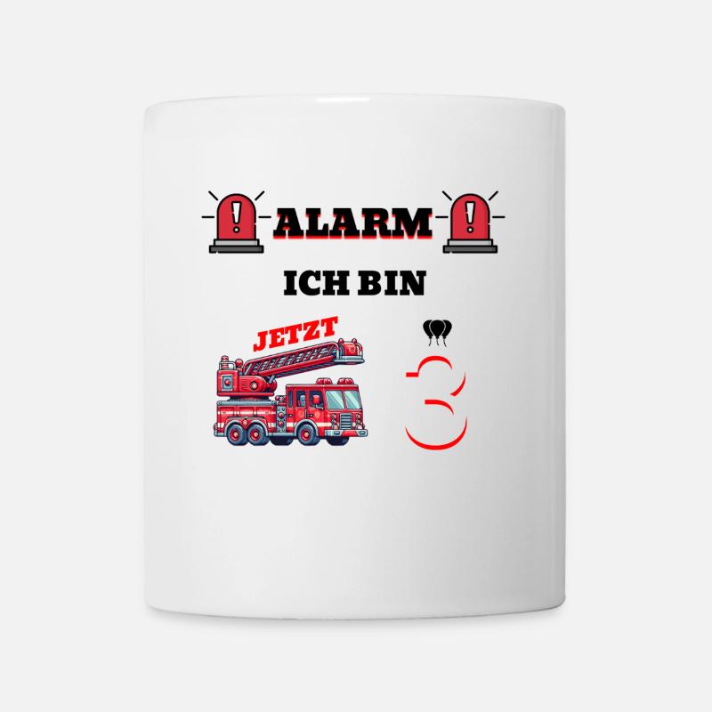 ALARM Ich bin jetzt 3 - Tasse - Weiß