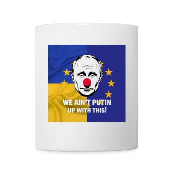 Nous ne sommes pas Poutine avec ça - Protestation politique - Mug blanc - blanc - Devant