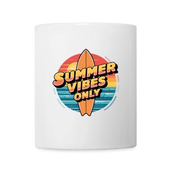 Nur Sommer-Vibes - Tasse - Weiß - Vorne
