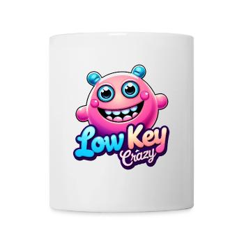 Low Key Crazy - Mug - white - Front