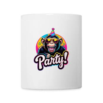 Party - Tasse - Weiß - Vorne