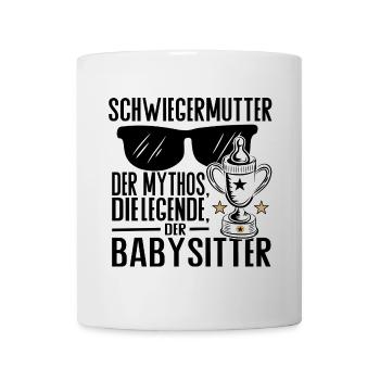 Schwiegermutter – Der Mythos, die Legende, der Bab - Tasse - Weiß - Vorne