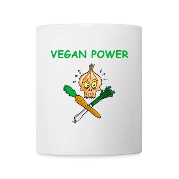 The power of vegans - Mug - white - Front