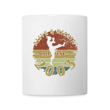 22. Geburtstag Alive and kickin since 06/2003 - Mug - white - Front