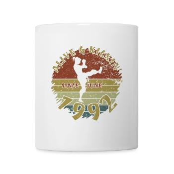 33. Geburtstag Alive and kickin since 06/1992 - Tasse - Weiß - Vorne