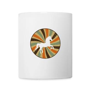 Einhorn Horn - Tasse - Weiß - Vorne