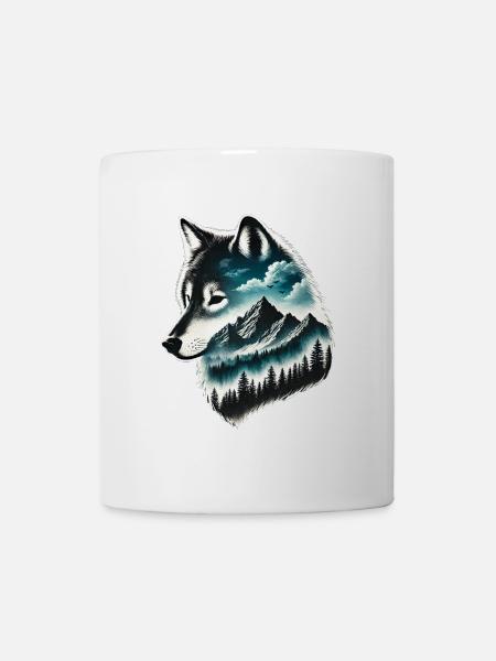 Loup - Tasse - Weiß