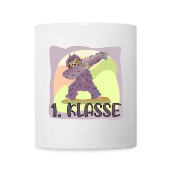 Schulanfang 1. Klasse - Tasse - Weiß - Vorne
