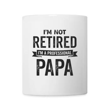 Professional Dad No Retirement Pension Pensioner - Mug - white - Front