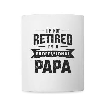 Professional Dad No Retirement Pension Pensioner - Mug - white - Front