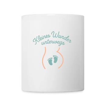 Little miracle on the way – Sweet pregnancy d - Mug - white - Front