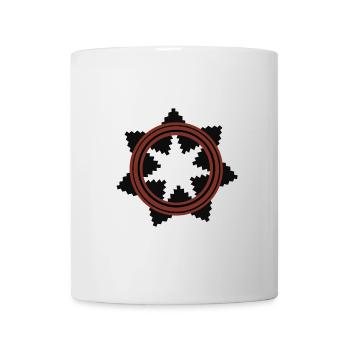 Navajo native American Wedding Basket - Mug - white - Front