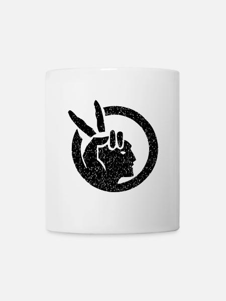 Bewegung der amerikanischen Indianer - Tasse - Weiß