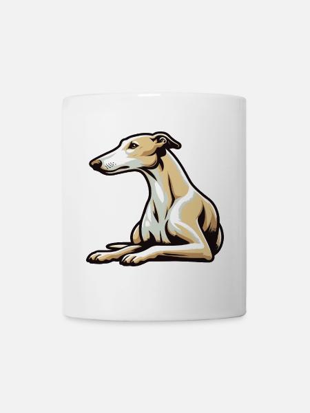 Lévrier - Mug blanc - blanc