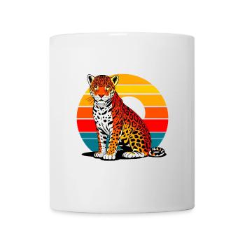 Jaguar on the beach - Mug - white - Front