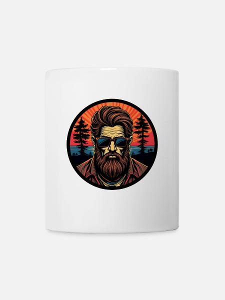 Bart-Mann - Tasse - Weiß