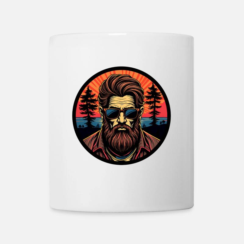 Bart-Mann - Tasse - Weiß