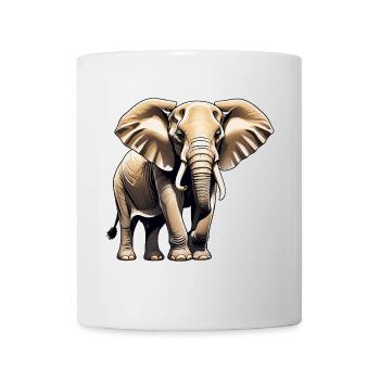 Elephant - Animal Design - Mug - white - Front