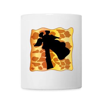 GIRAFFE RAFF PATTERN - Mug - white - Front