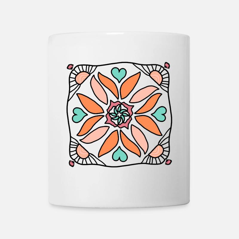 Mandala du Soleil - Mug blanc - blanc