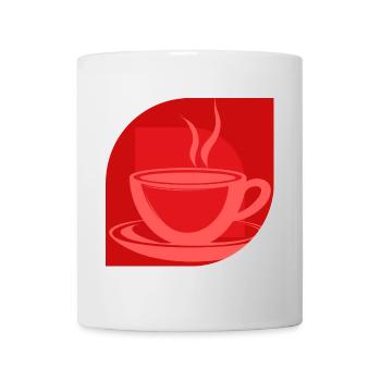 Café Espresso Café filtre - Mug blanc - blanc - Devant