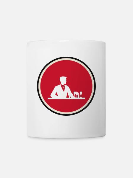 Barkeeper Alkohol - Tasse - Weiß