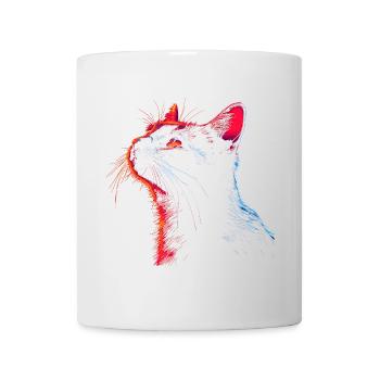 Cats Sketch 90s Look - Mug - white - Front