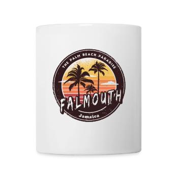 Falmouth Jamaica – The Palm Beach Paradise - Mug - white - Front