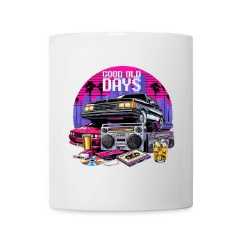 Gute Alte Zeiten Kassette 90er Retro Geschenk - Tasse - Weiß - Vorne