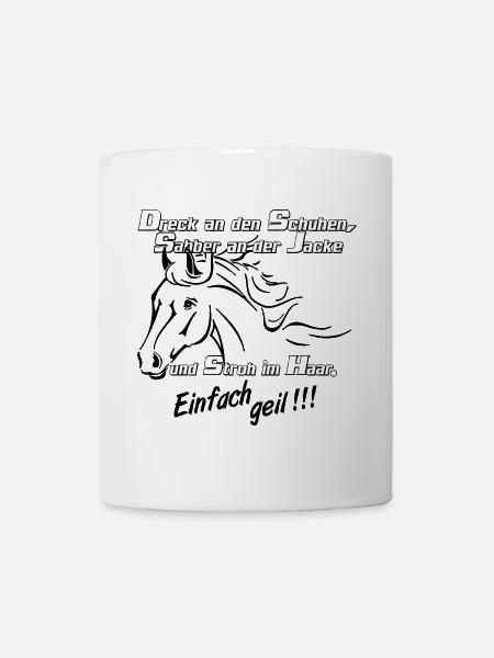 Cheval , Chevaux , Equitation , Ami cheval - Mug blanc - blanc