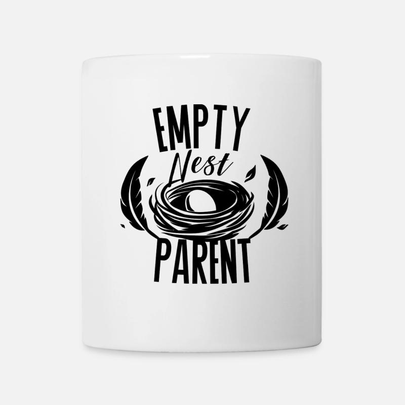 empty nest parent - kinder aus dem Haus - Mug - white