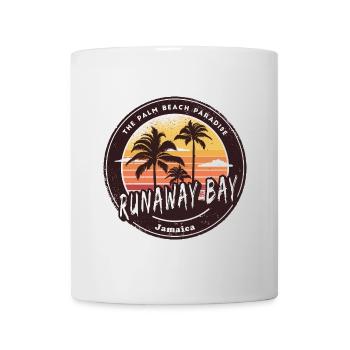Runaway Bay, Jamaïque – Plage de rêve des Caraïbes - Mug blanc - blanc - Devant