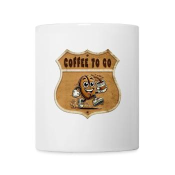 Coffee to Go – Vintage Style - Mug - white - Front