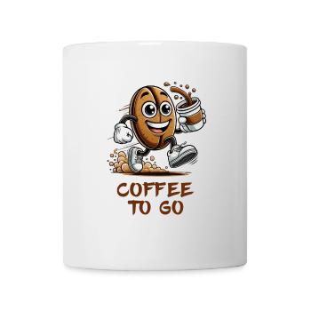 Coffee to Go – Happy Coffee Bean - Mug - white - Front