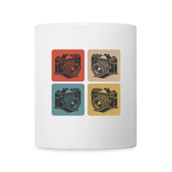 Appareil photo rétro – Photography Love - Mug blanc - blanc - Devant