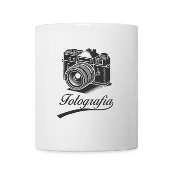 Fotografia – Vintage Camera - Mug - white - Front