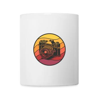 Vintage Camera Sunset Style - Mug - white - Front