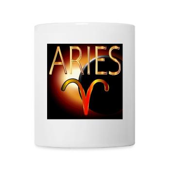 BIRTHDAY SUN SIGN ARIES - Mug - white - Front