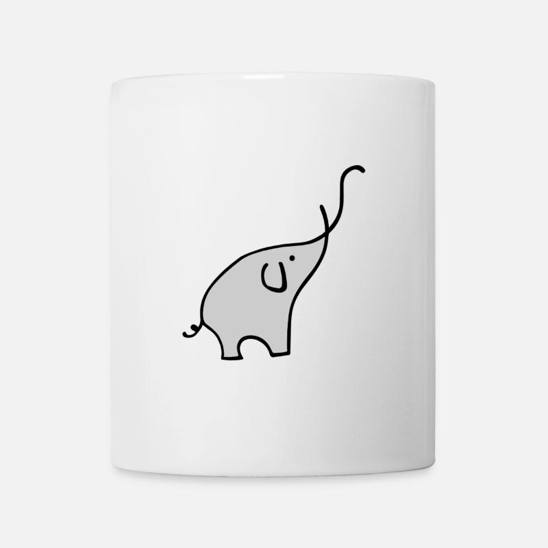 Elephan - Tasse - Weiß