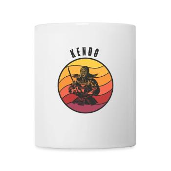 Retro Kendo Samurai Style - Mug - white - Front