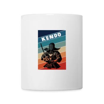 Vintage Kendo Samurai - Mug - white - Front